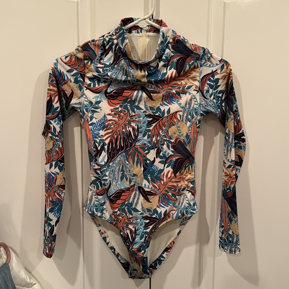 Patagonia Swell Seeker Long-Sleeve One-Piece Swimsuit Size XS - Picture 4 of 12